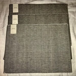 West Elm Placemats 14”x19” (100% Cotton)